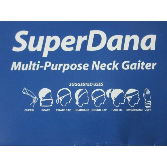 Louisiana State Tigers LSU NCAA Multi Purpose SuperDana Neck Gaiter Logo Scarf - Picture 4 of 5